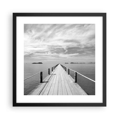 Poszter fehér keretben - Talán egy kirándulás... - 40x40 cm