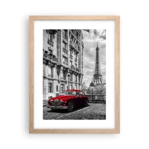 Poszter világos tölgy keretben - Ragadozó a városban - 30x40 cm