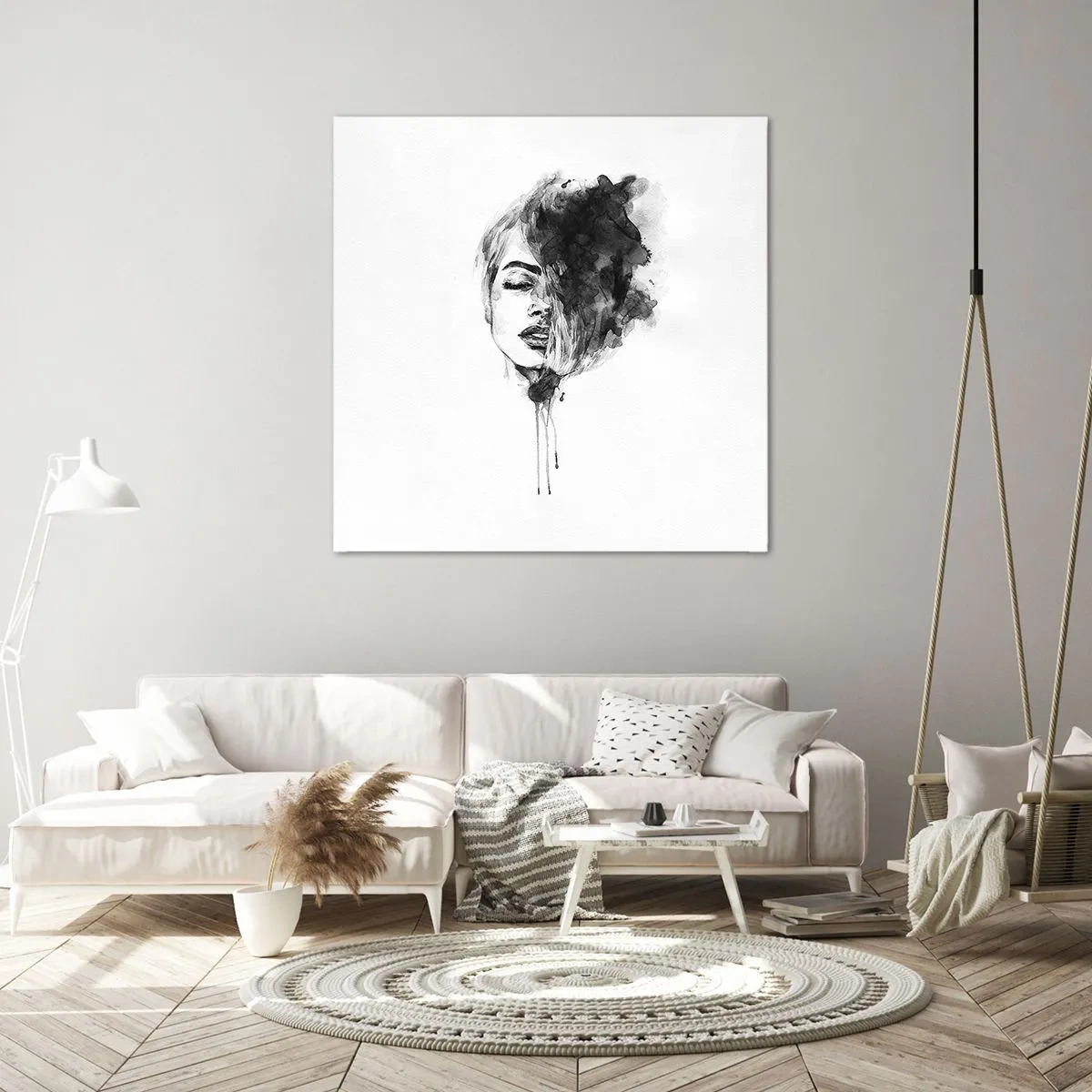 Vászonkép - Miről álmodozik egy lány - 70x70 cm