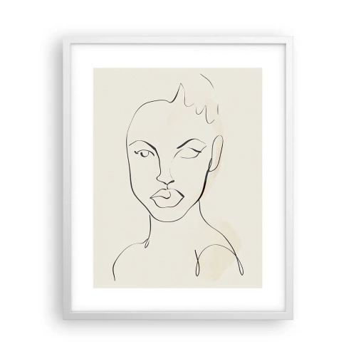 Poszter fekete keretben - Az érzékiség körvonala - 40x50 cm