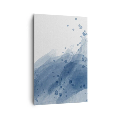 Vászonkép - Kék tüll - 80x120 cm