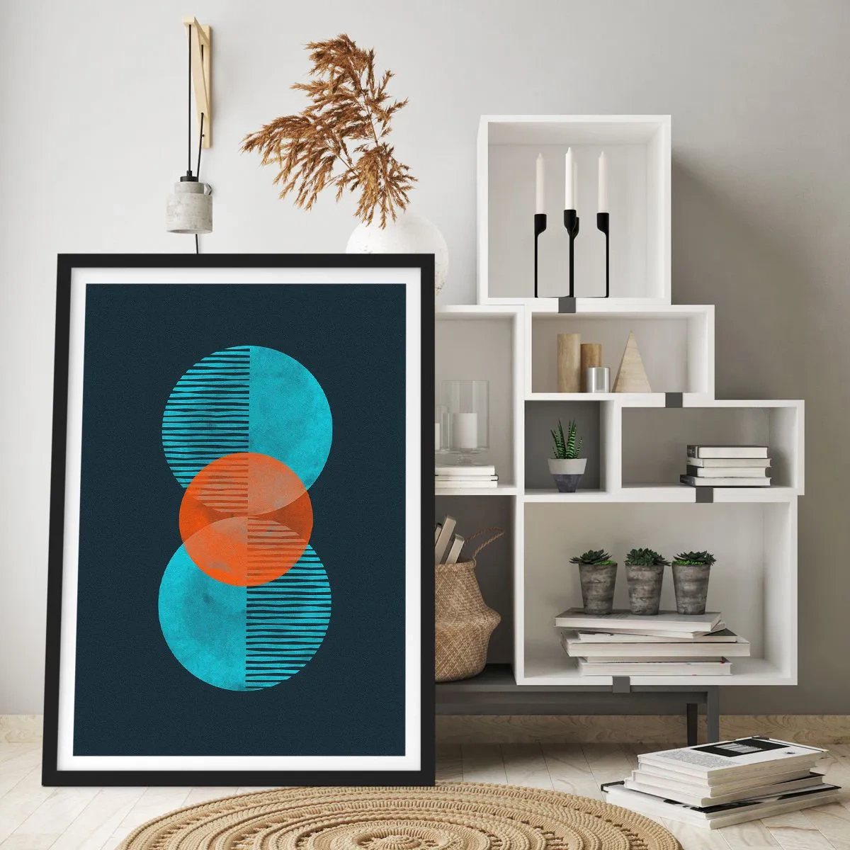 Poszter fehér keretben - Szimmetrikus kompozíció - 70x100 cm