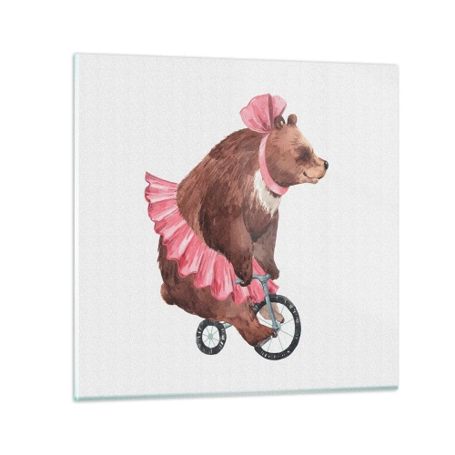 Üveg kép - Micsoda cirkusz! - 70x70 cm