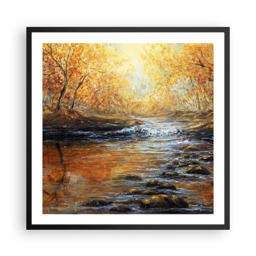 Poszter fehér keretben - Az Arany Patak - 60x60 cm