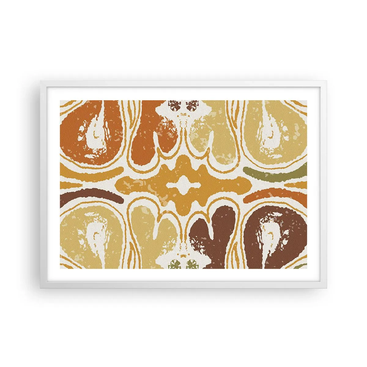 Poszter fekete keretben - Érzelmes absztrakció - 70x50 cm