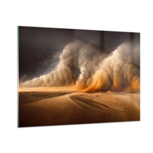 Üveg kép - A sivatag haragja - 100x70 cm