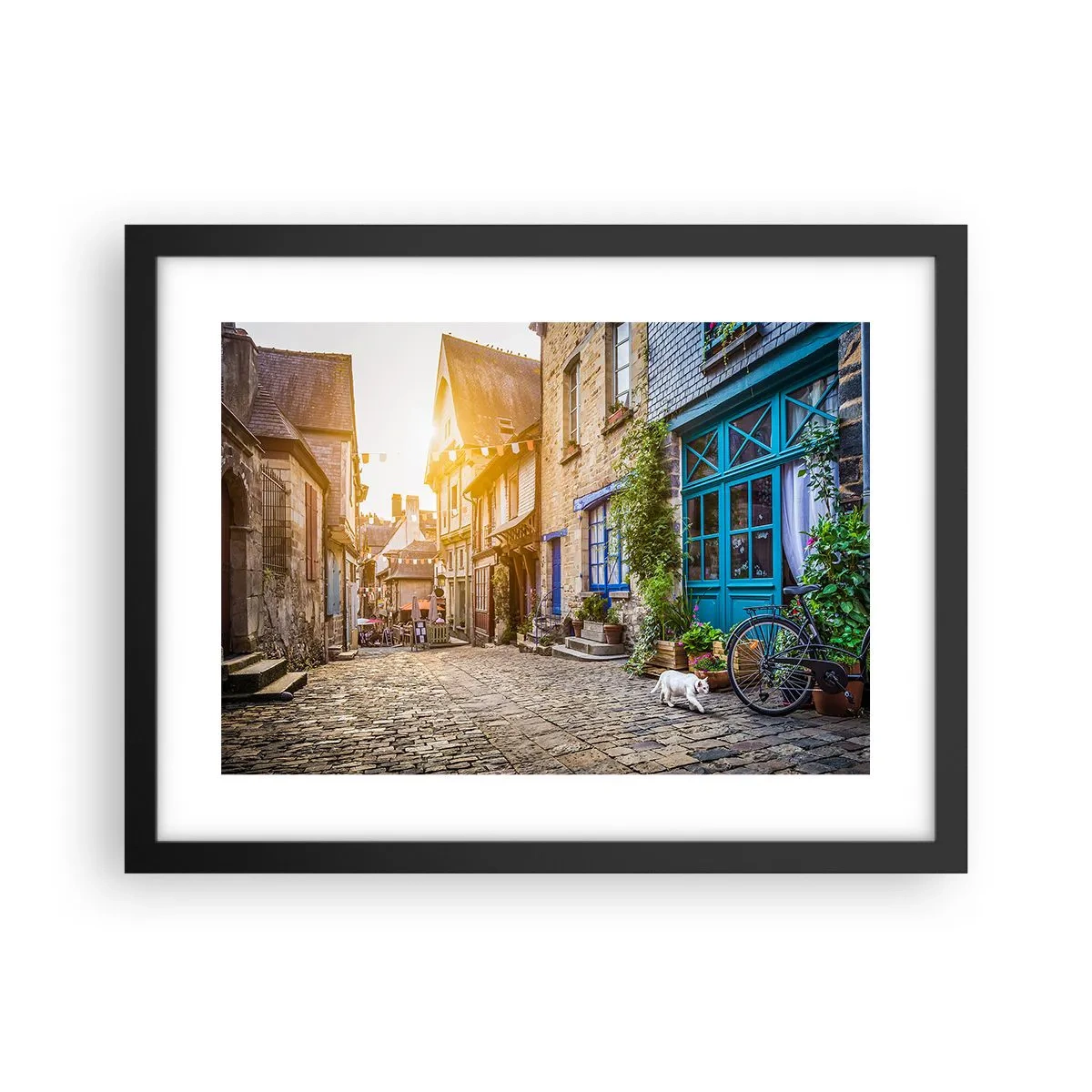 Poszter fehér keretben - A város fehér szelleme - 40x30 cm