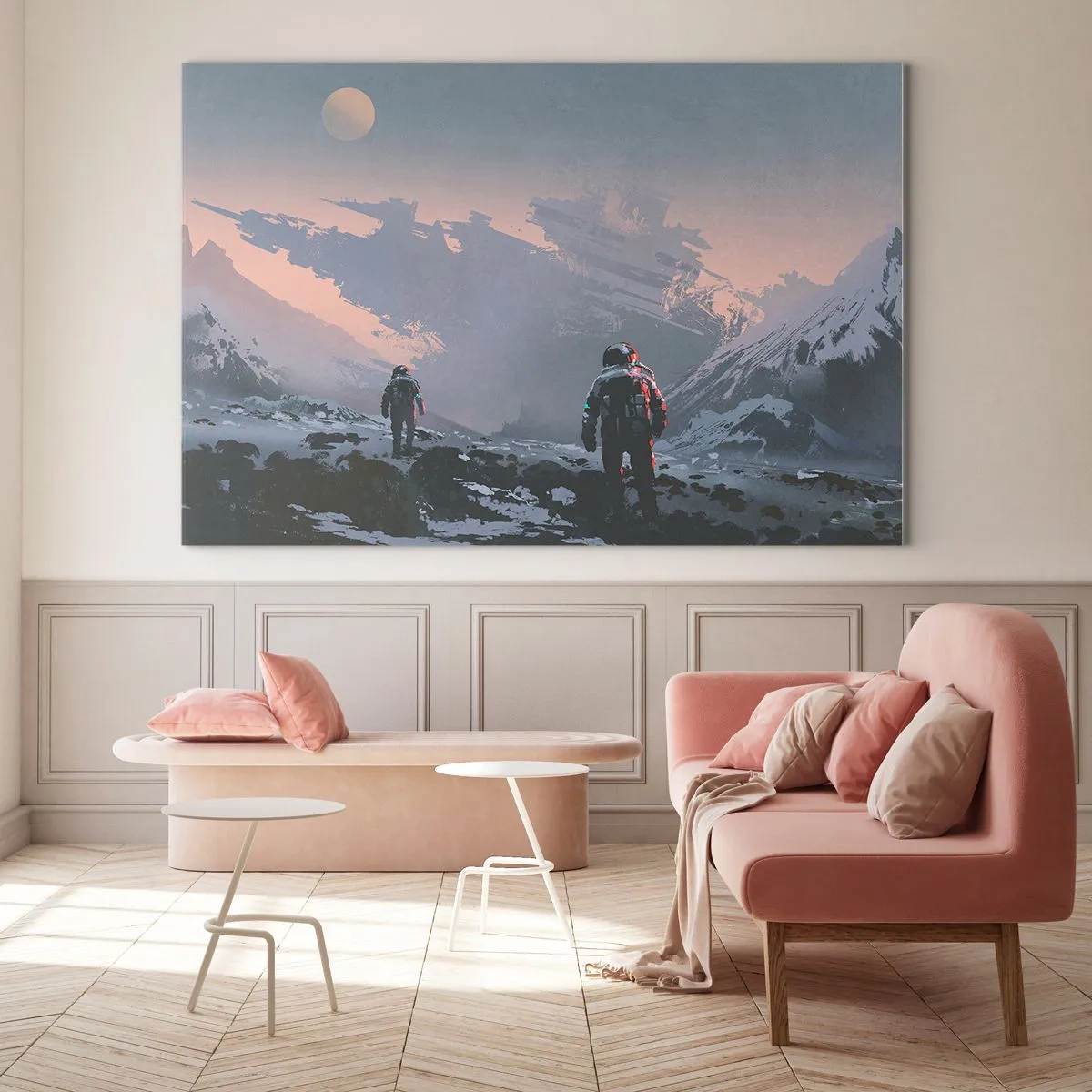 Üveg kép - Ismeretlen csillag alatt - 120x80 cm