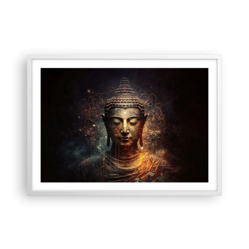 Poszter fekete keretben - Spirituális egyensúly - 70x50 cm