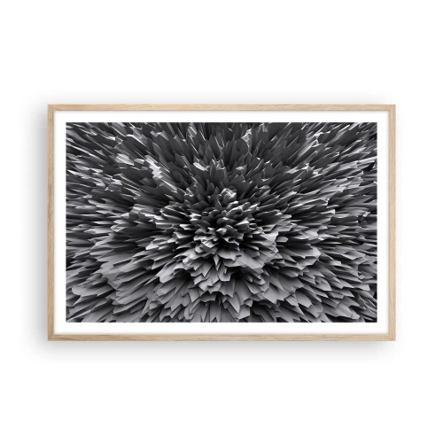 Poszter világos tölgy keretben - Ennél élesebb már nem lehet. - 91x61 cm