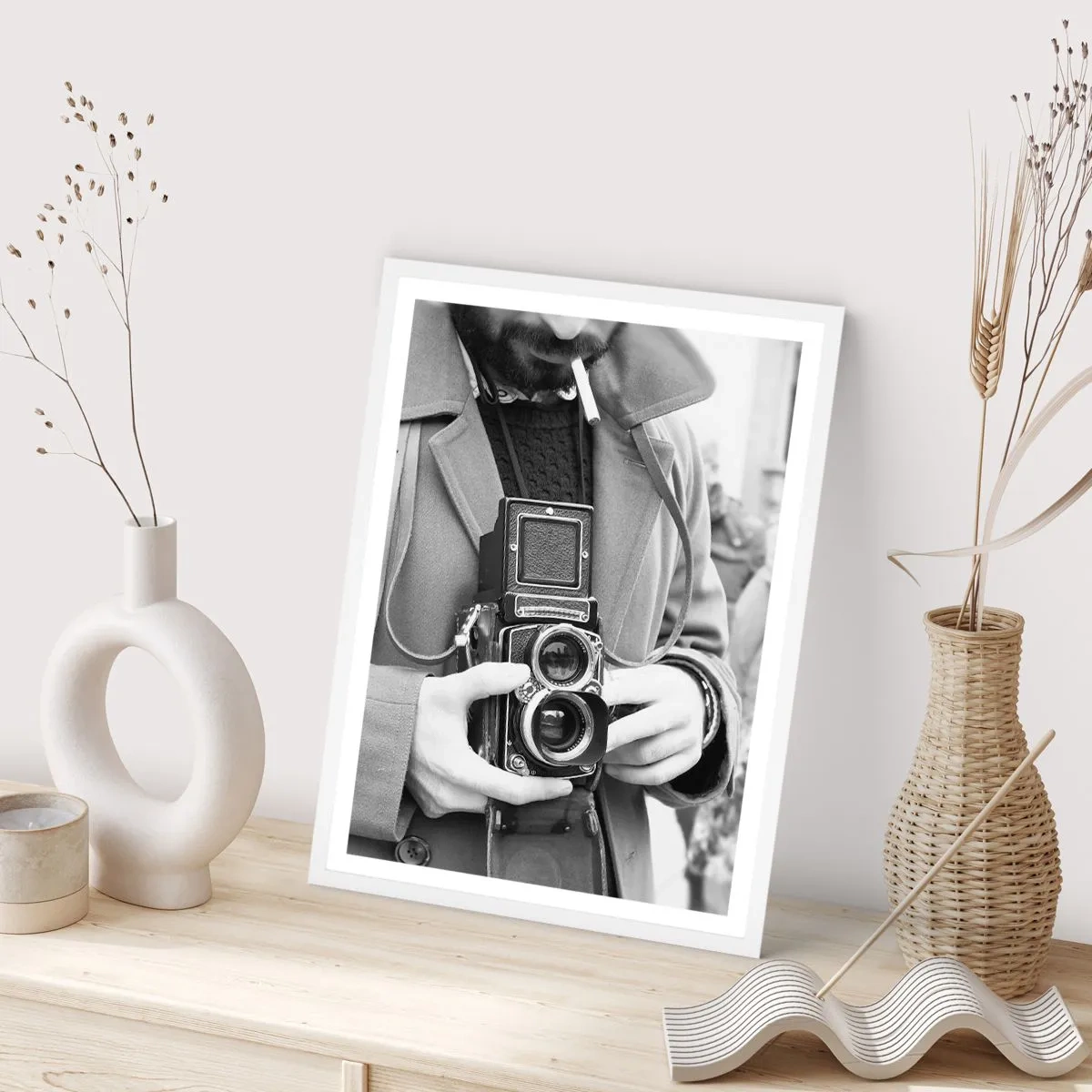Poszter fekete keretben - Retro stílusban - 70x100 cm