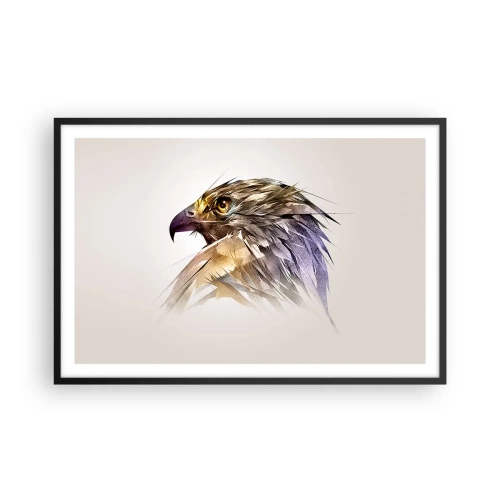 Poszter fehér keretben - Egy harcos portréja - 91x61 cm