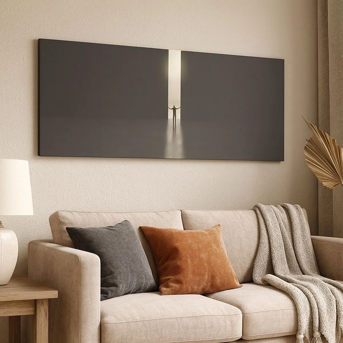 Vászonkép - Egy lépés a fényes jövő felé - 100x40 cm