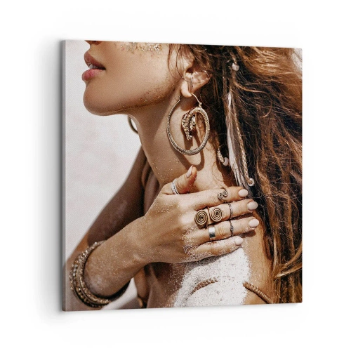 Vászonkép - Az érintetlen tengerpart királynője - 60x60 cm