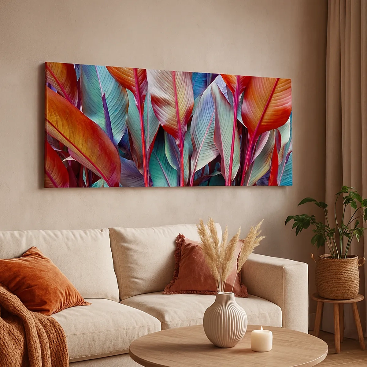 Vászonkép - Egy színes sűrű - 30x30 cm