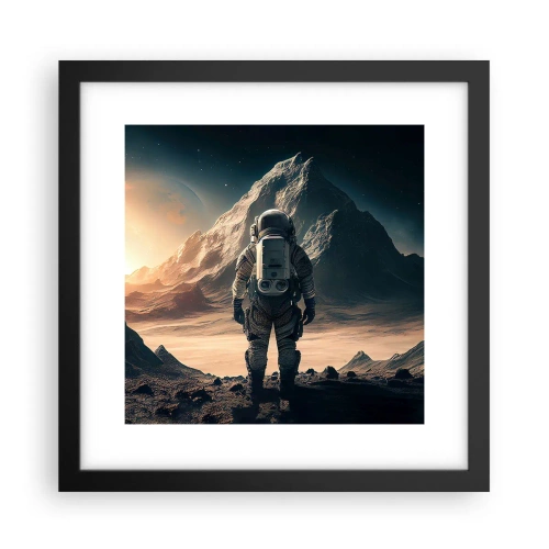 Poszter fehér keretben - Új kihívás - 30x30 cm