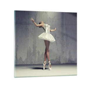 Üveg kép - Könnyű, mint a madár - 30x30 cm