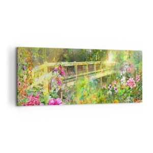 Vászonkép - A tavaszi sóhajok hídja - 100x40 cm