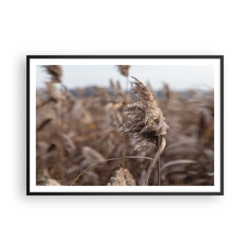 Poszter fehér keretben - Ideje elrepülni a széllel - 100x70 cm