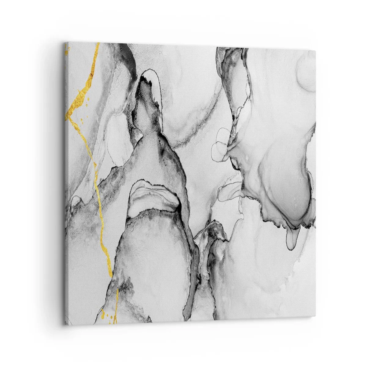Vászonkép - Arany motívumú kompozíció - 50x50 cm