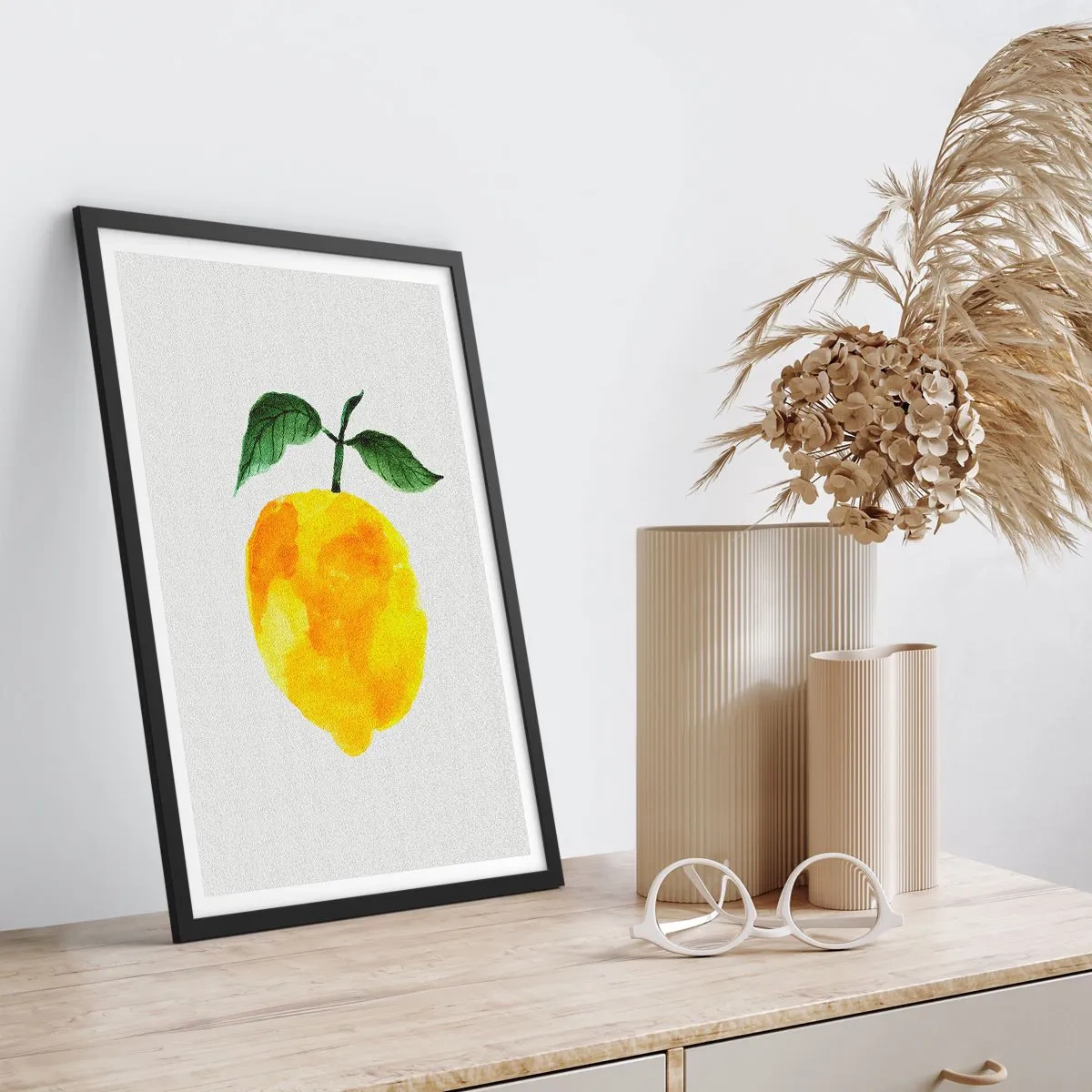 Poszter fehér keretben - Hogyan ismerjük meg a nap ízét - 50x70 cm