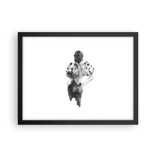 Poszter fehér keretben - Egyenesen elsétált mellettem - 40x30 cm