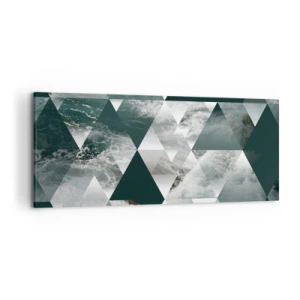 Vászonkép - Kristály perspektíva - 120x50 cm