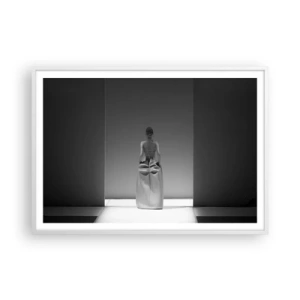 Poszter fekete keretben - Kifinomult egyszerűség - 100x70 cm