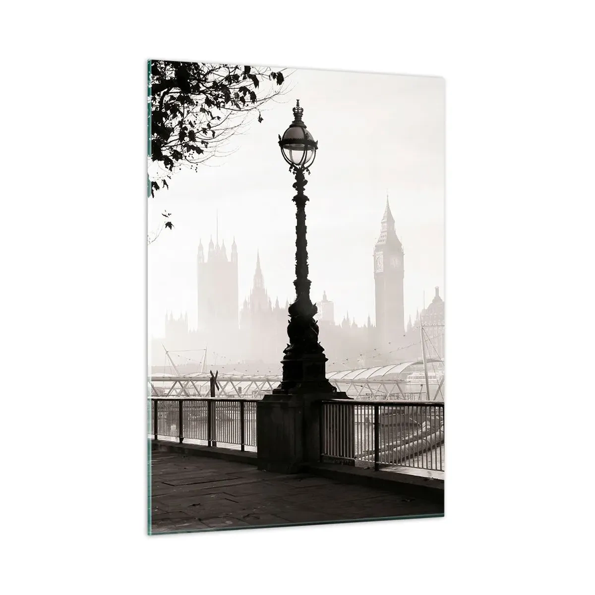 Üveg kép - Londoni reggel - 50x70 cm