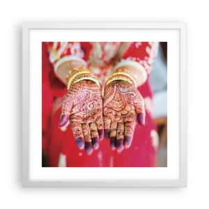 Poszter fekete keretben - Szerencsére elkészült - 40x40 cm