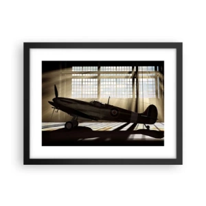Poszter fehér keretben - Harcos pihenése - 40x30 cm