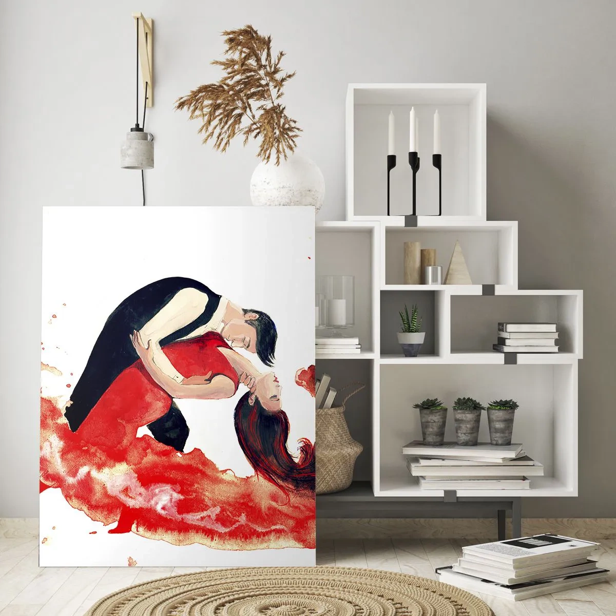 Üveg kép - Tango – érzéki hullám - 70x100 cm