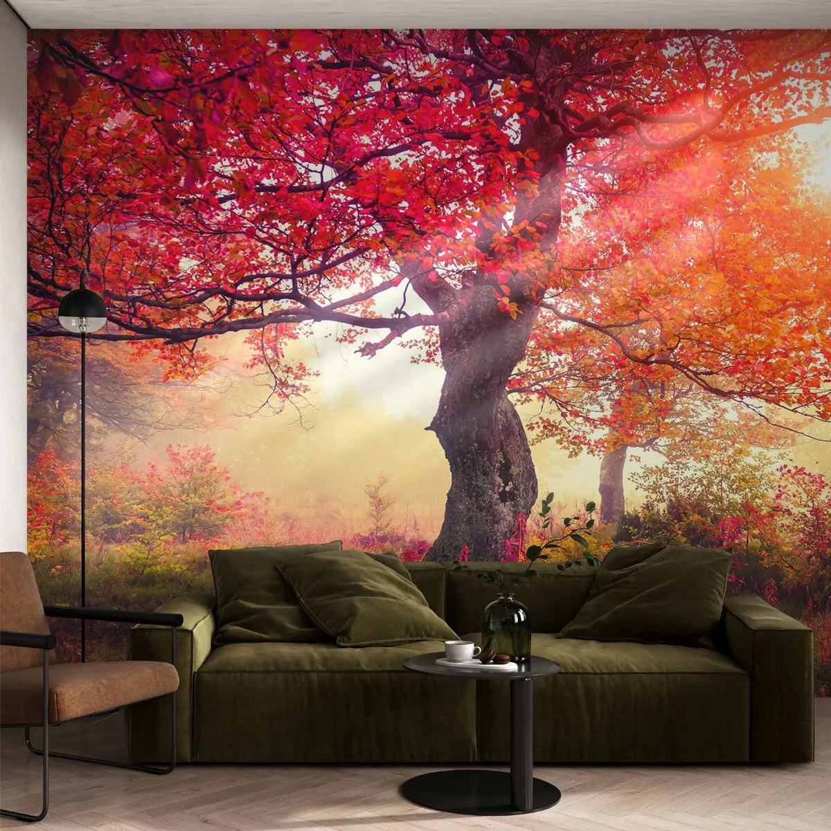 Fotótapéta Standard Eco - Virágzás őrülete - Tájkép, Park, Virágok - 400x280 cm