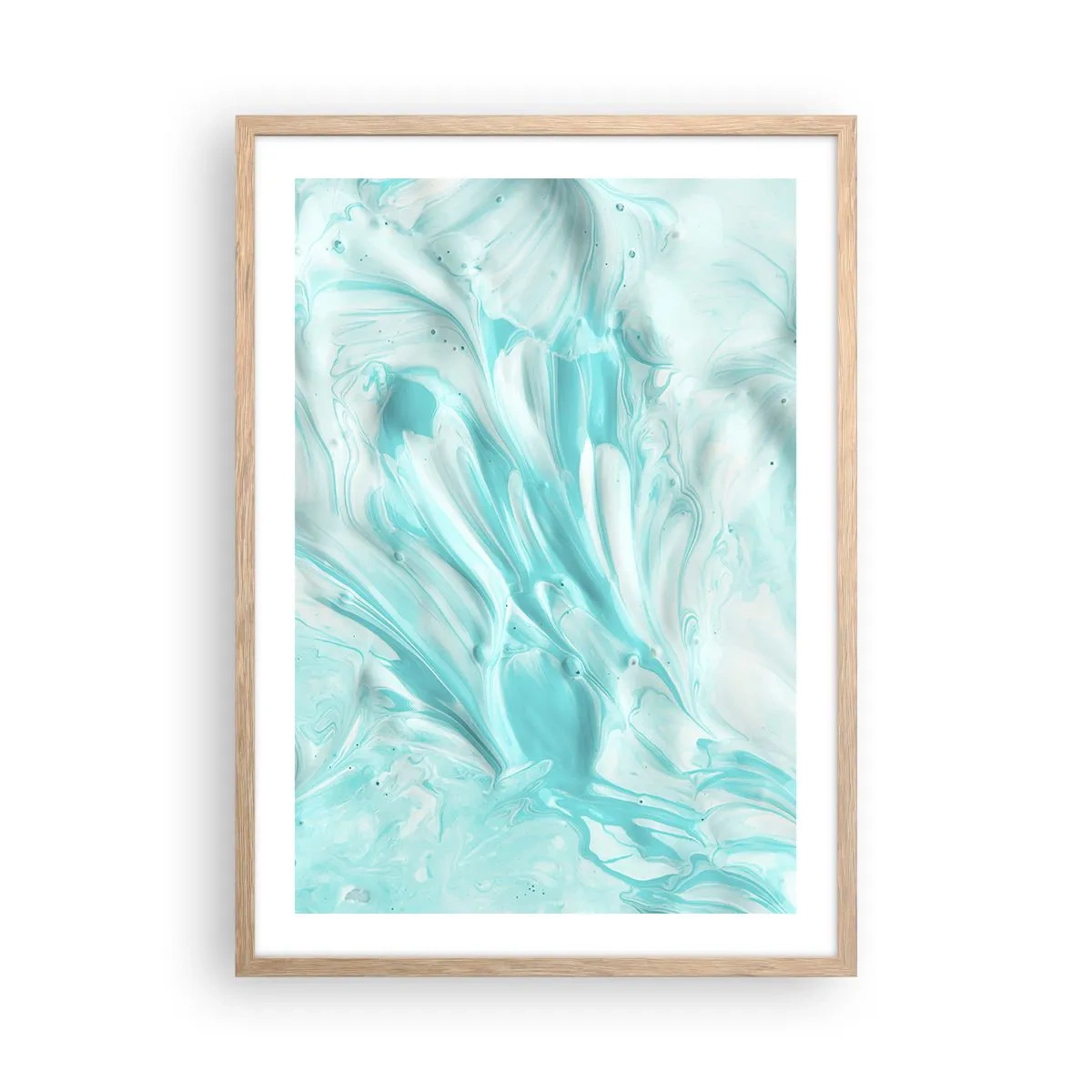 Poszter világos tölgy keretben - Örökké együtt - 50x70 cm