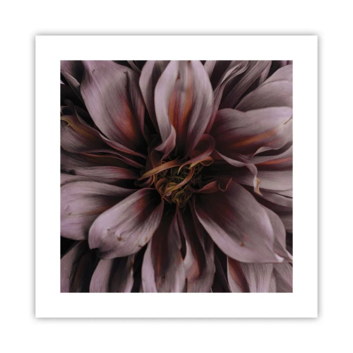 Poszter - Virágos szív - 40x40 cm