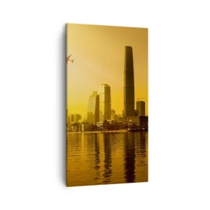 Vászonkép - Arany város - 45x80 cm