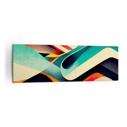 Vászonkép - Intenzív kompozíció - 160x50 cm