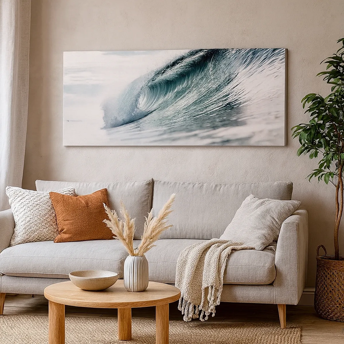 Vászonkép - Vízcsúcs - 30x30 cm