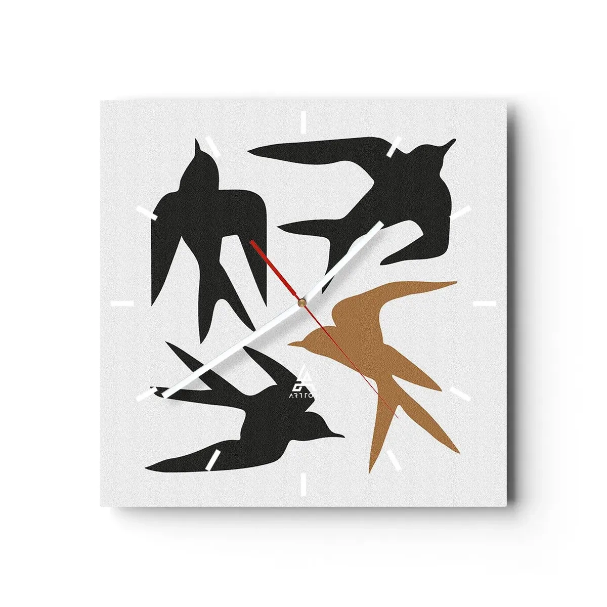 Falióra, Óra - Fecske játékok - 40x40 cm