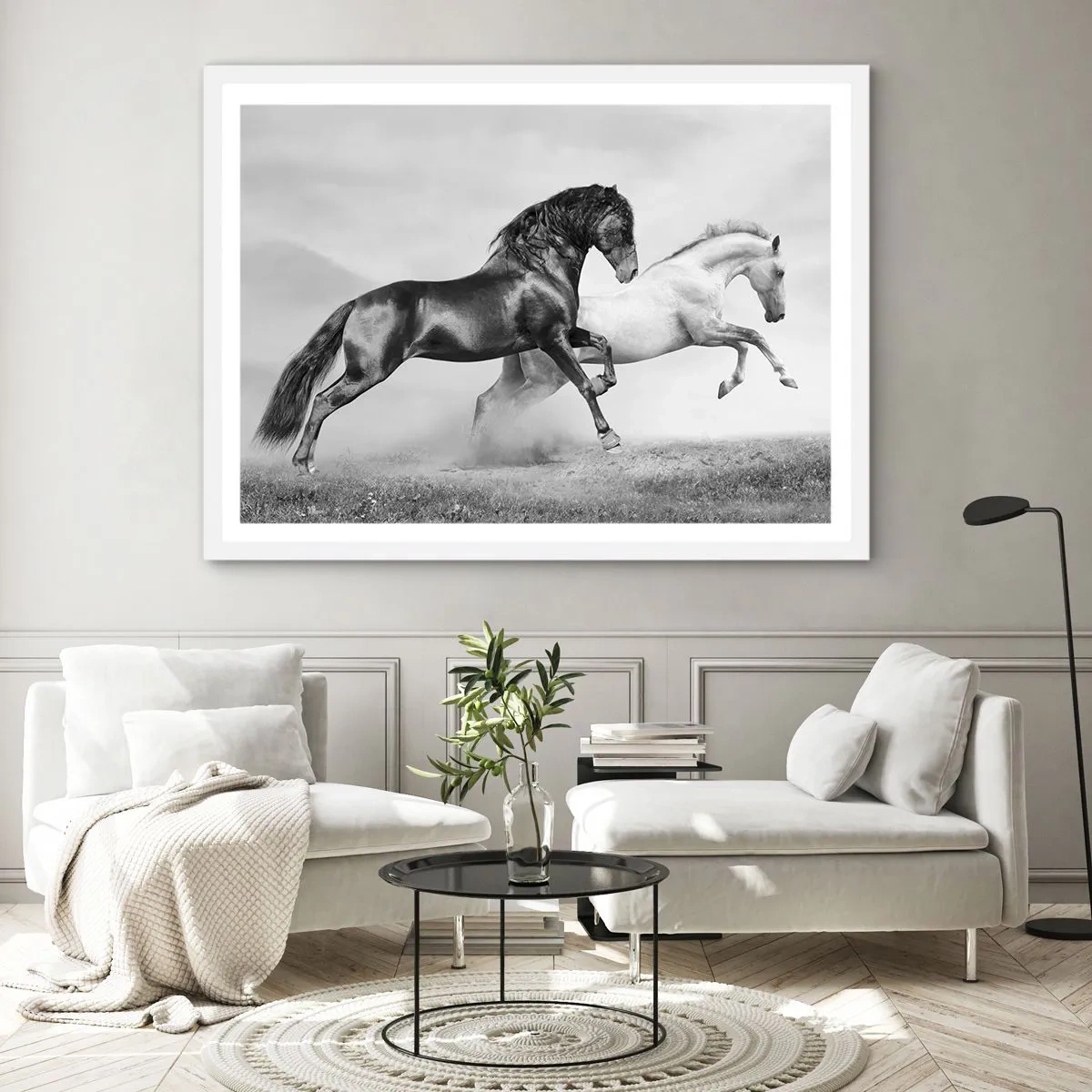 Poszter fekete keretben - Angyalok és démonok - 100x70 cm