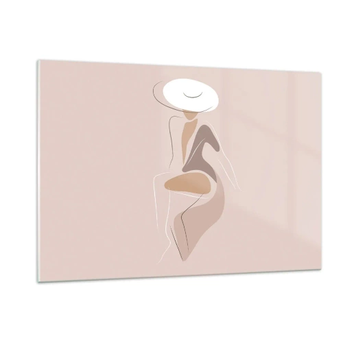 Üveg kép - Egy hölgynek lenni - 120x80 cm