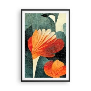 Poszter fehér keretben - A trópusok forrósága és a zöldellő hűvösség - 61x91 cm