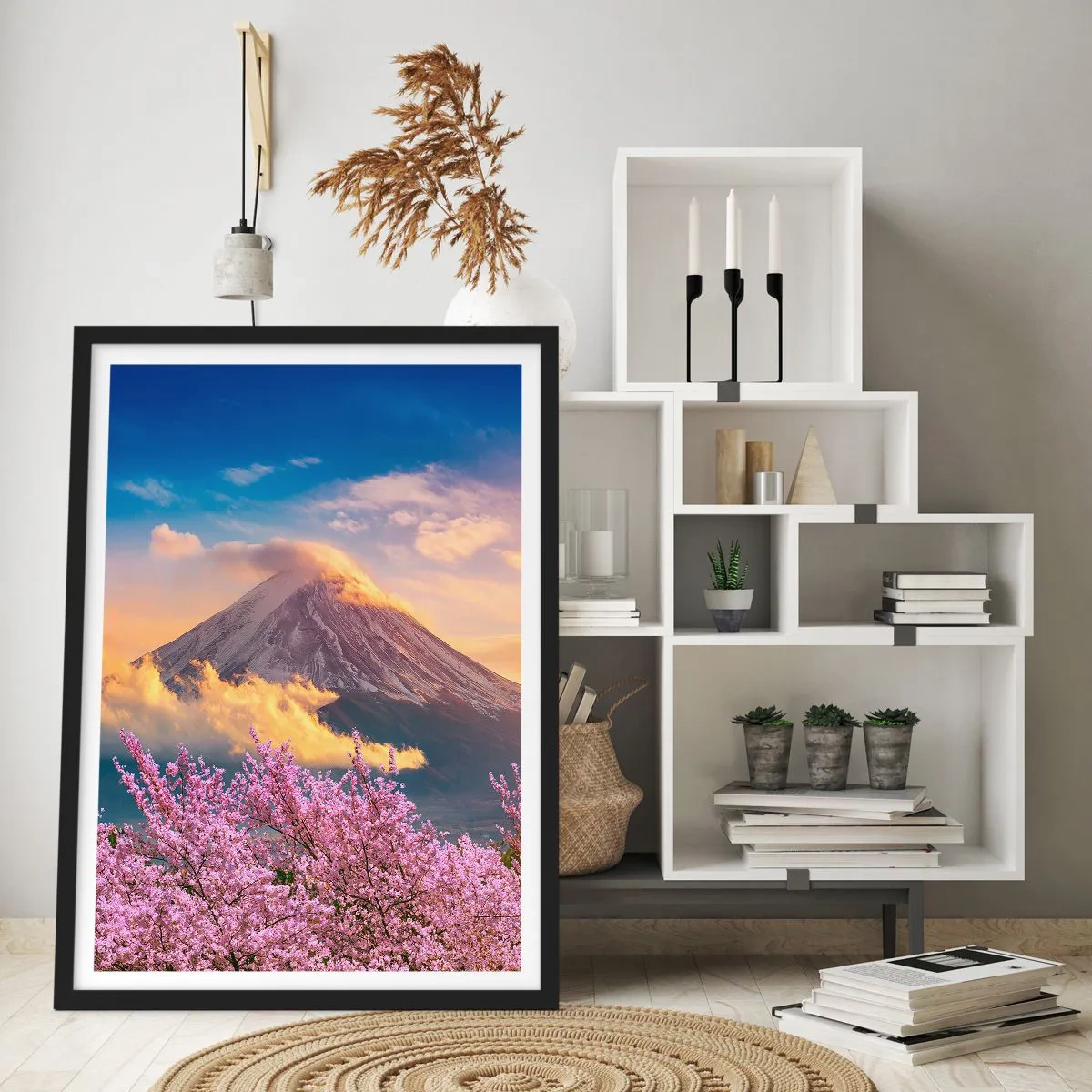 Poszter fehér keretben - Japán szentség - 61x91 cm
