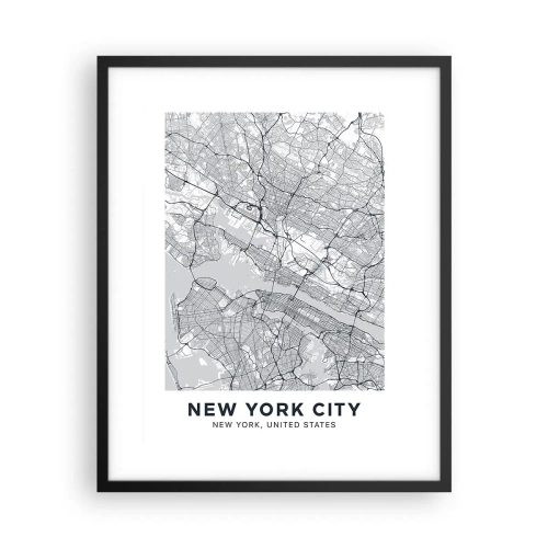 Poszter fehér keretben - Metropolisz anatómiája - 40x50 cm