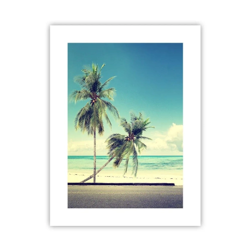 Poszter - Ideje elkezdeni a nyaralást - 30x40 cm