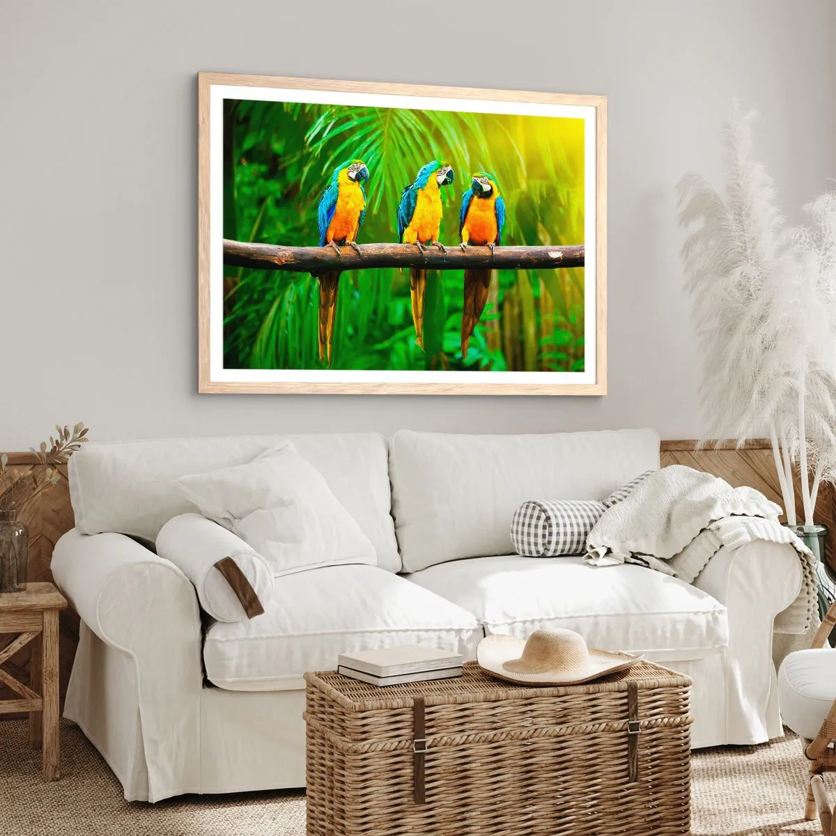 Poszter világos tölgy keretben - És hallottad, hogy ő…? - 100x70 cm