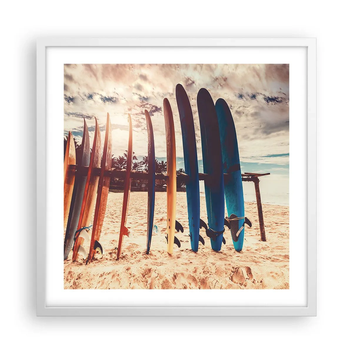 Poszter fekete keretben - Jó éjszakát, holnapig - 50x50 cm