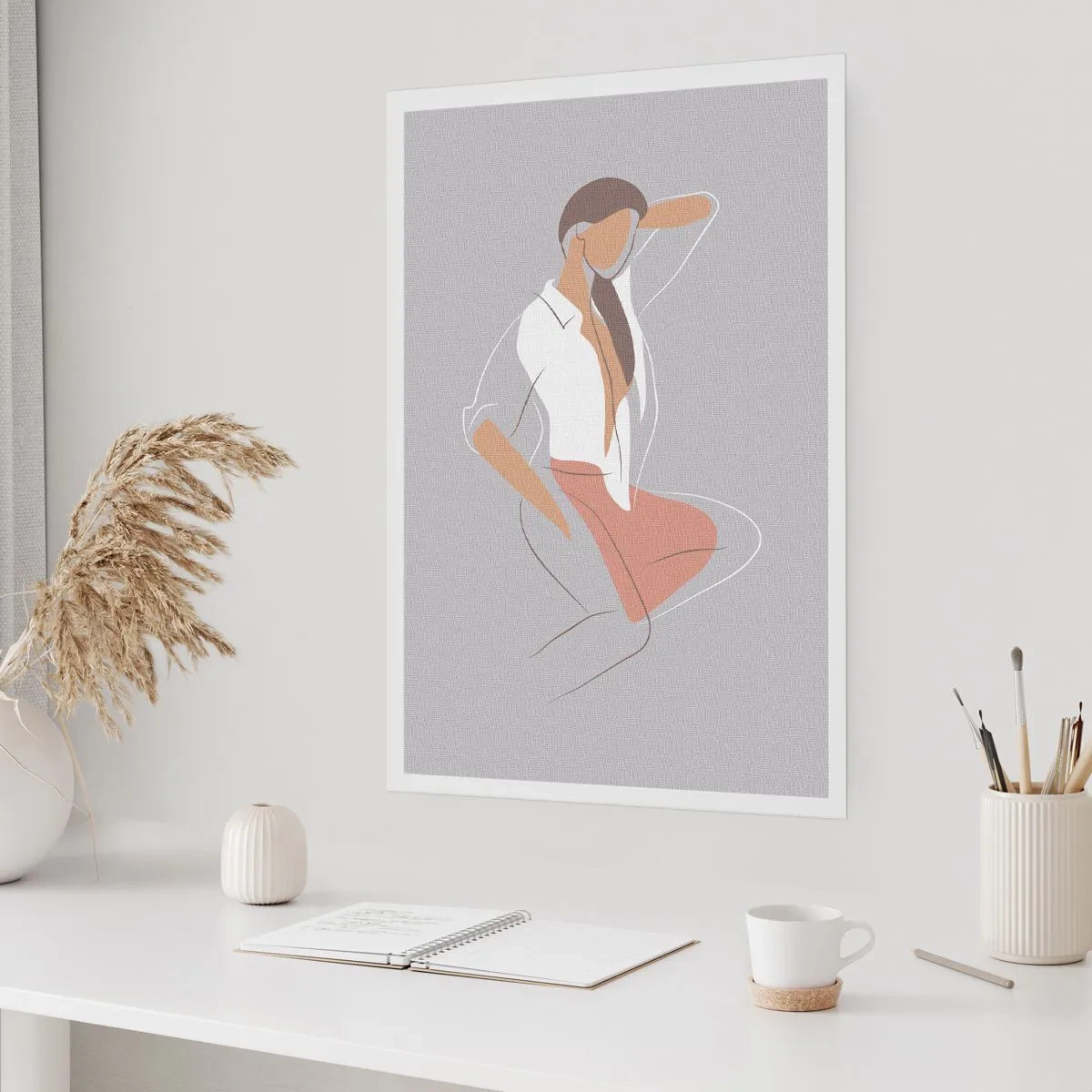 Poszter - Kecsesség kontúrja - 50x70 cm