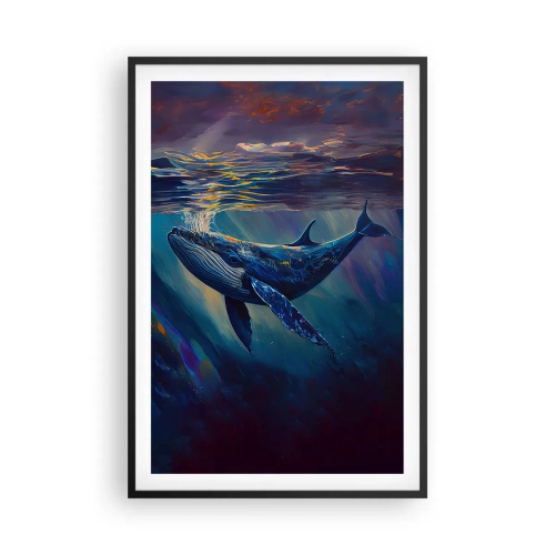 Poszter fehér keretben - Üdvözöllek a világomban - 61x91 cm