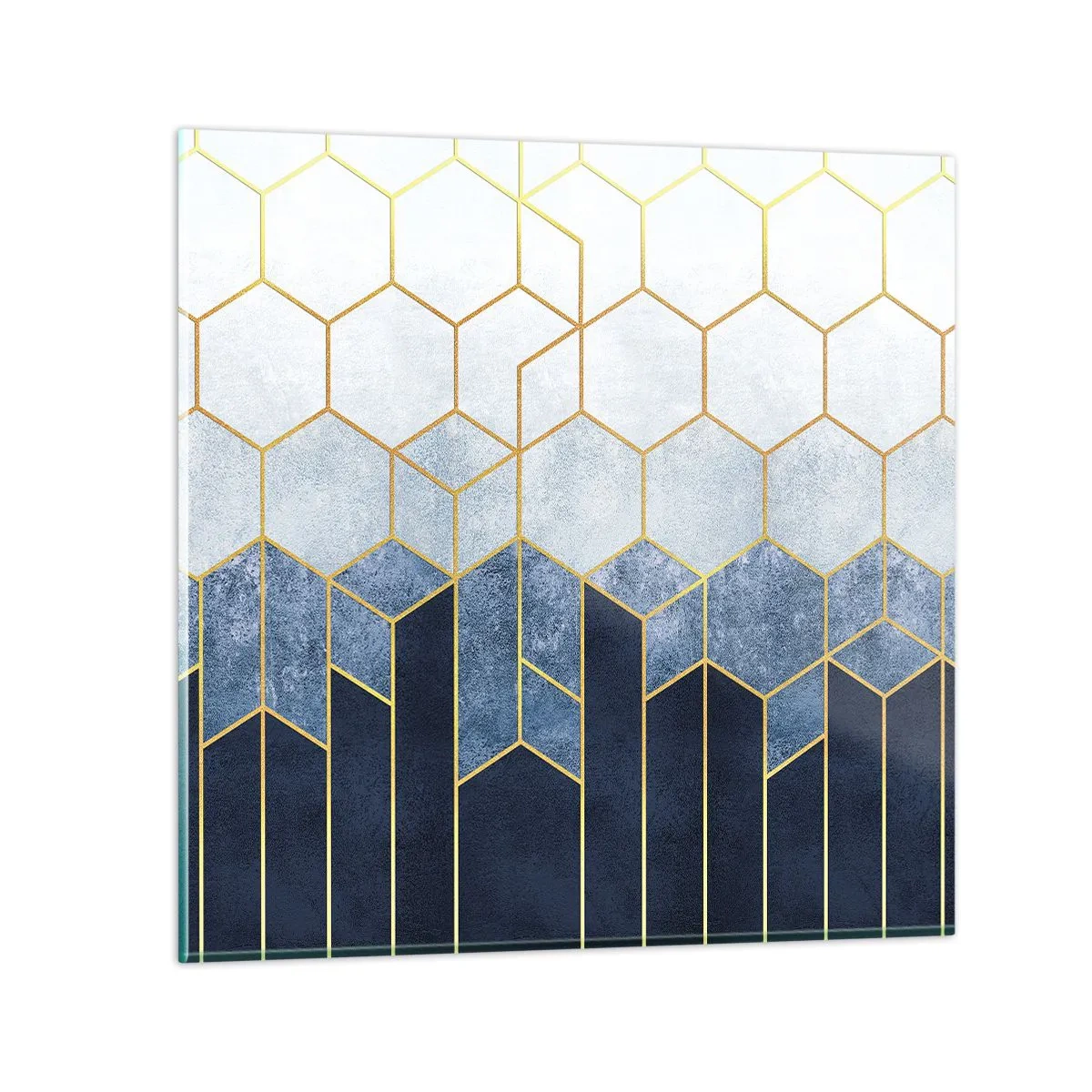 Üveg kép - Kompozíció szinkópa ritmusban - 60x60 cm